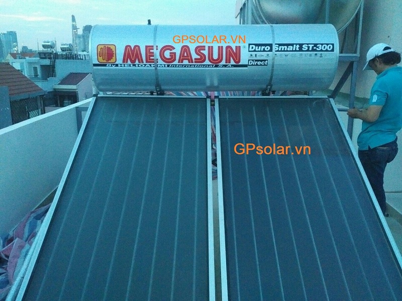 Mua Máy Năng Lượng Mặt Trời MEGASUN Giá Tốt Nhất Miền Nam năm 2017 | GPsolar may nuoc nong tam phang megasun nhap khau 1 | GPsolar