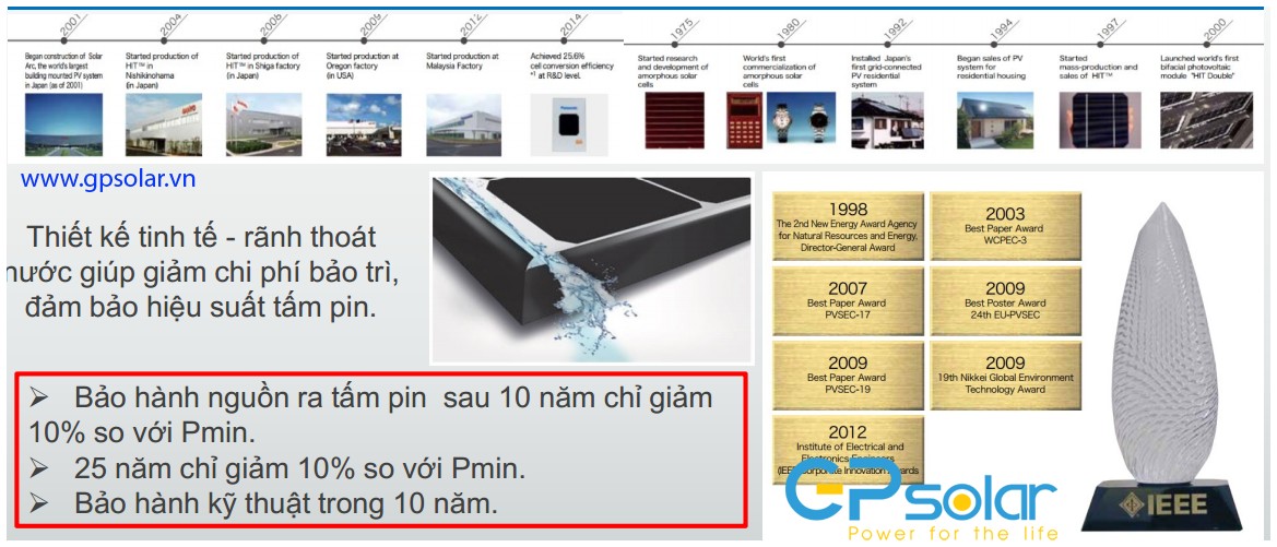 ban tam pin mat troi panasonic | GPsolar