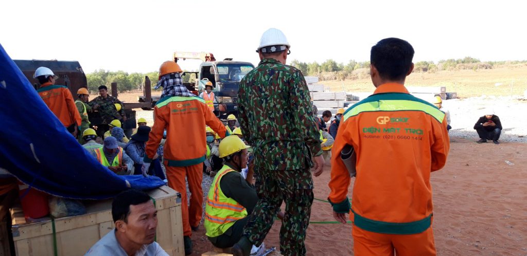 Đội ngủ kỹ thuật của Gpsolar