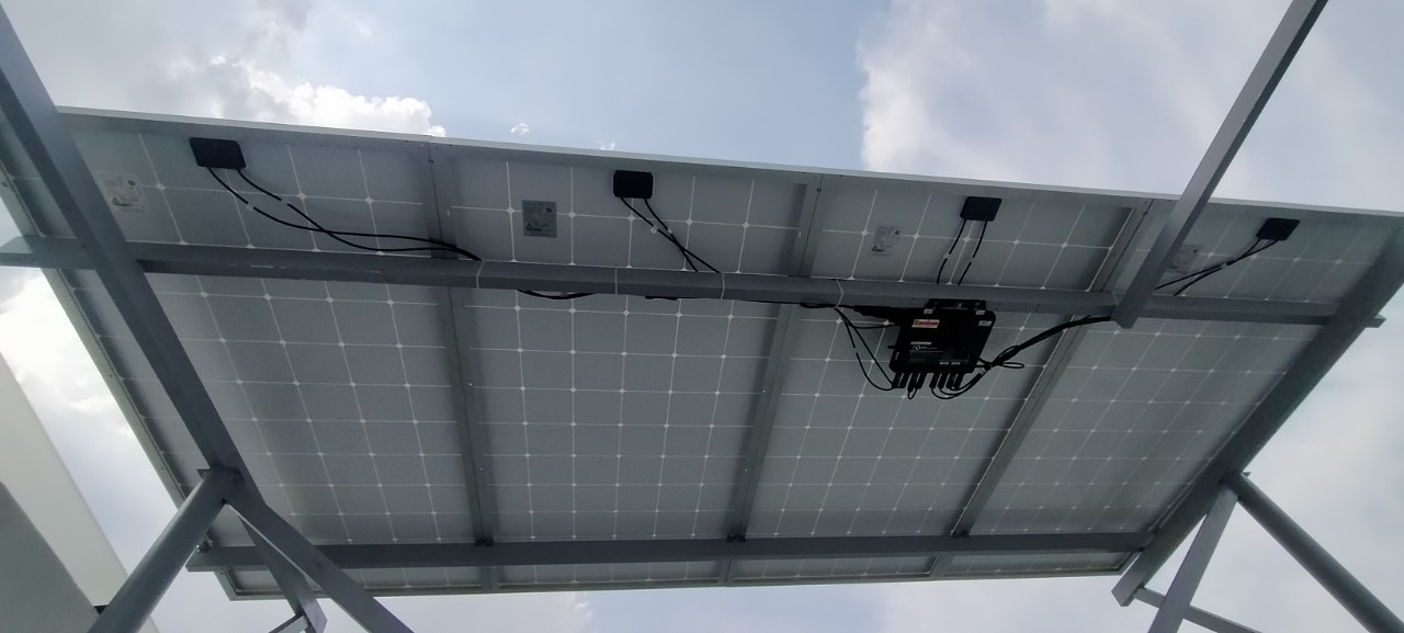 Điện Mặt Trời Hòa Lưới 1.5 KWP Với 4 Tấm Pin Bảo Hành 10 Năm | GPsolar dien mat troi 4 tam pin | GPsolar