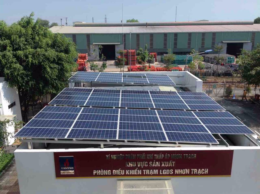 Tính toán công suất hệ thống Điện từ Pin năng lượng mặt trời | GPsolar GP SOLAR Thi Công Năm 2016 cho khách ở quận 9.
