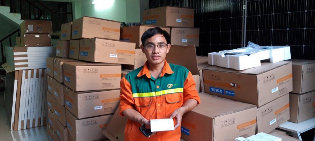 Inverter Sungrow tấm pin JA solar bộ đôi top 2 thế giới chất lượng cao | GPsolar inverter sungrow gia re | GPsolar