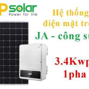 Hệ thống JA 3.4Kwp 1pha