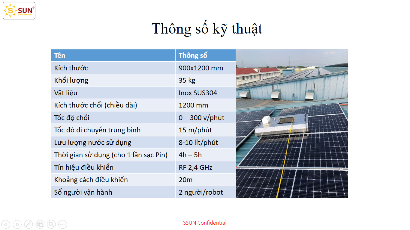 thong so may rua pin mat troi | GPsolar