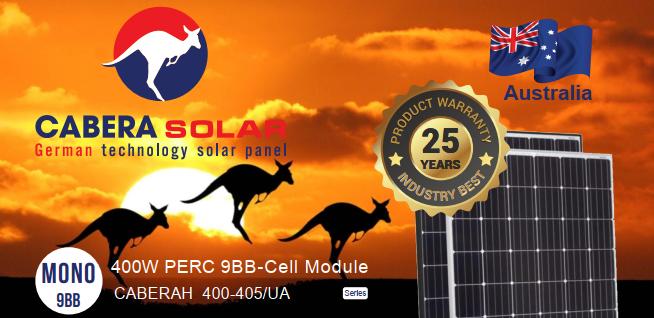 cabera solar 400w 9bb uc | GPsolar