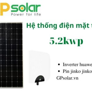 Hệ thống điện năng lượng mặt trời 5.2kwp