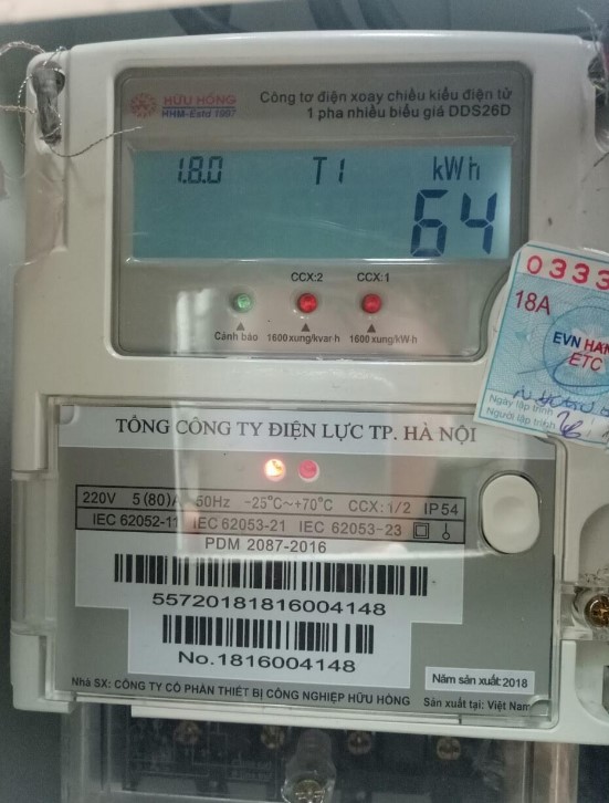 kiểm định điện năng lượng mặt trời cấp công tơ 2 chiều