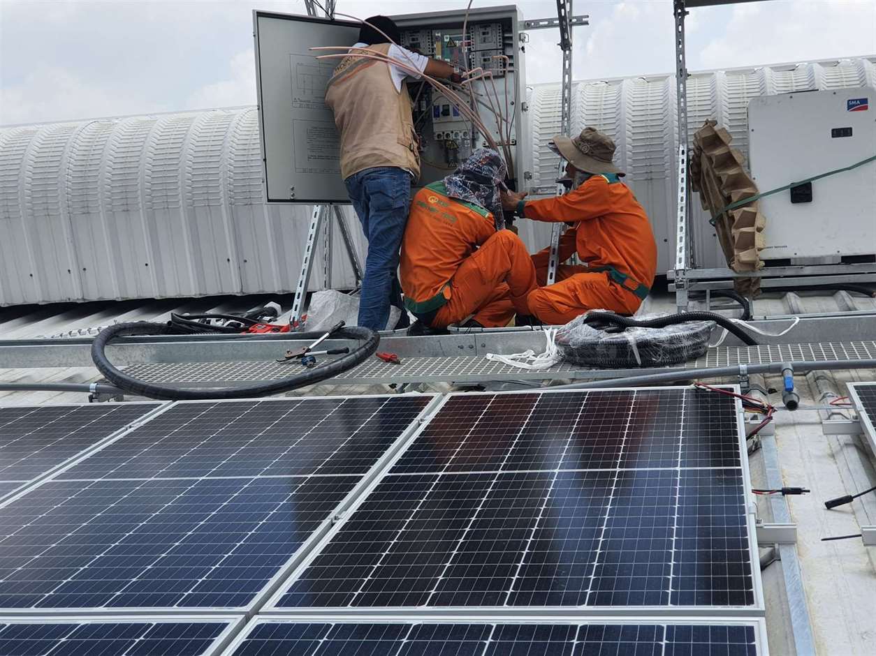 du an dien mat troi 750kwp tai thu duc | GPsolar