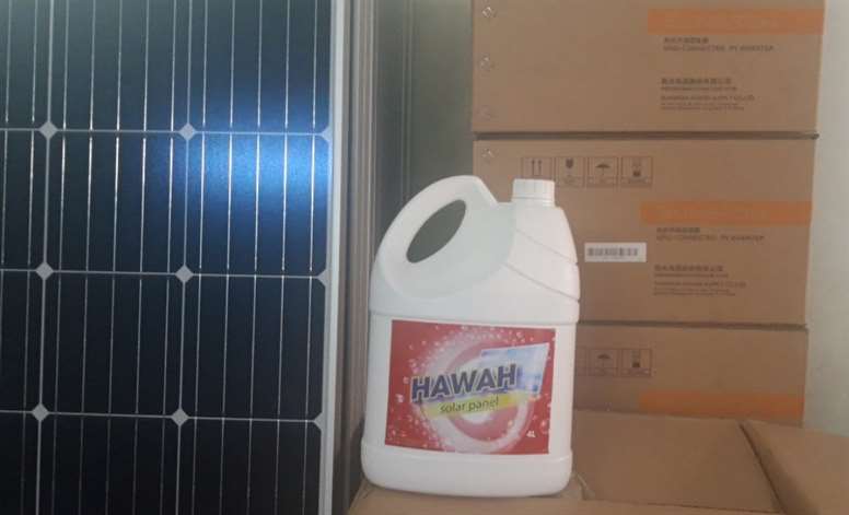 Nước rửa pin năng lượng mặt trời Hawah Clean