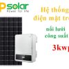 hệ thống điện mặt trời 3kwp
