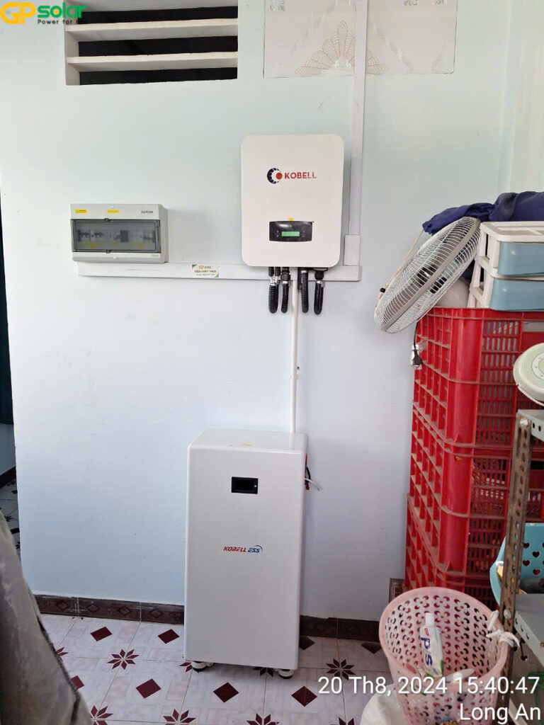 Hệ thống 3kwp anh Trường ở quân 1