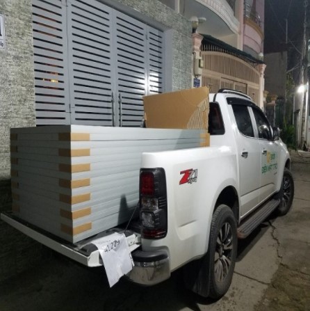 gpsolar van chuyen vat lieu lap dat dien mat troi | GPsolar