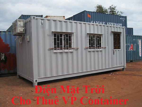 Cho thue container van phong dien nang luong mat troi | GPsolar