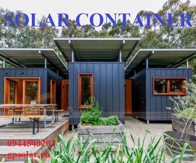 thue nha container su dung dien nang luong mat troi | GPsolar