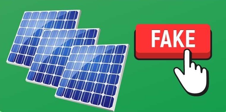 Thế nào là Tấm pin mặt trời giả, hiệu suất kém? cách phân biệt