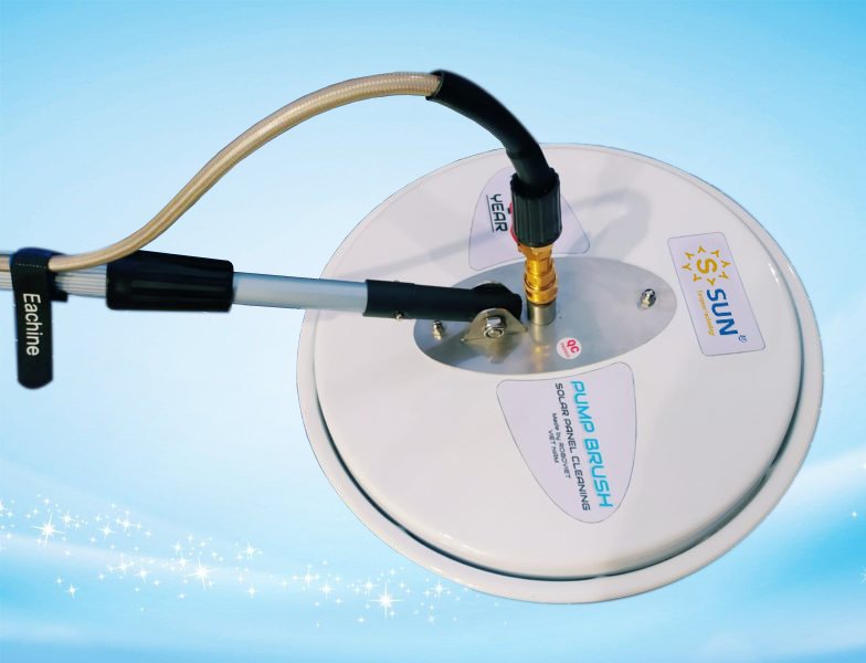 Chổi xoay lau pin mặt trời áp lực nước SSUN