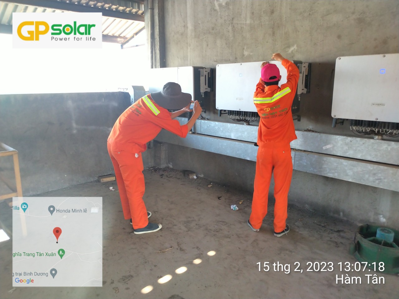 chup anh nhiet chuoi pin mat troi | GPsolar