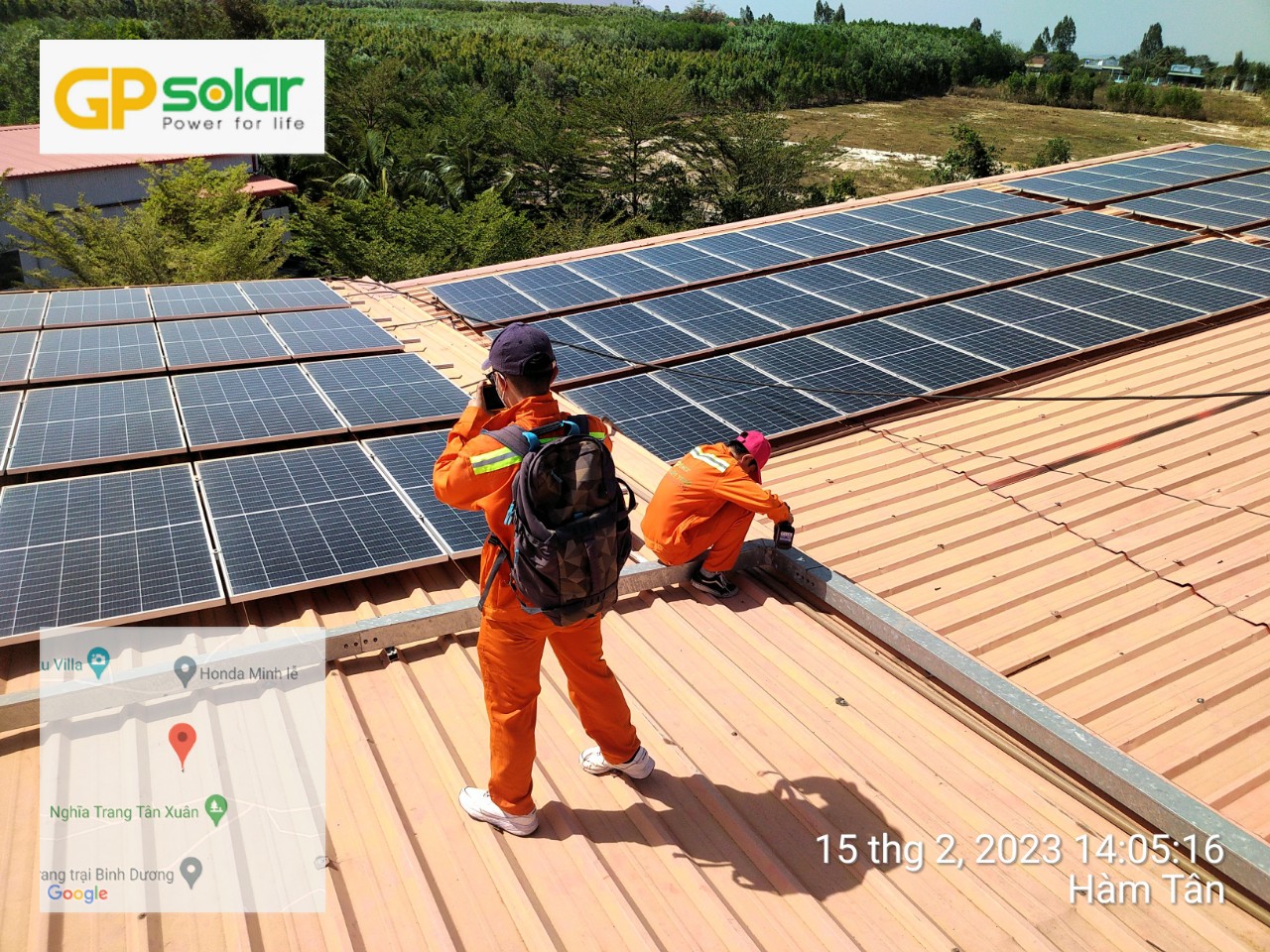 chup anh nhiet tam pin mat troi | GPsolar