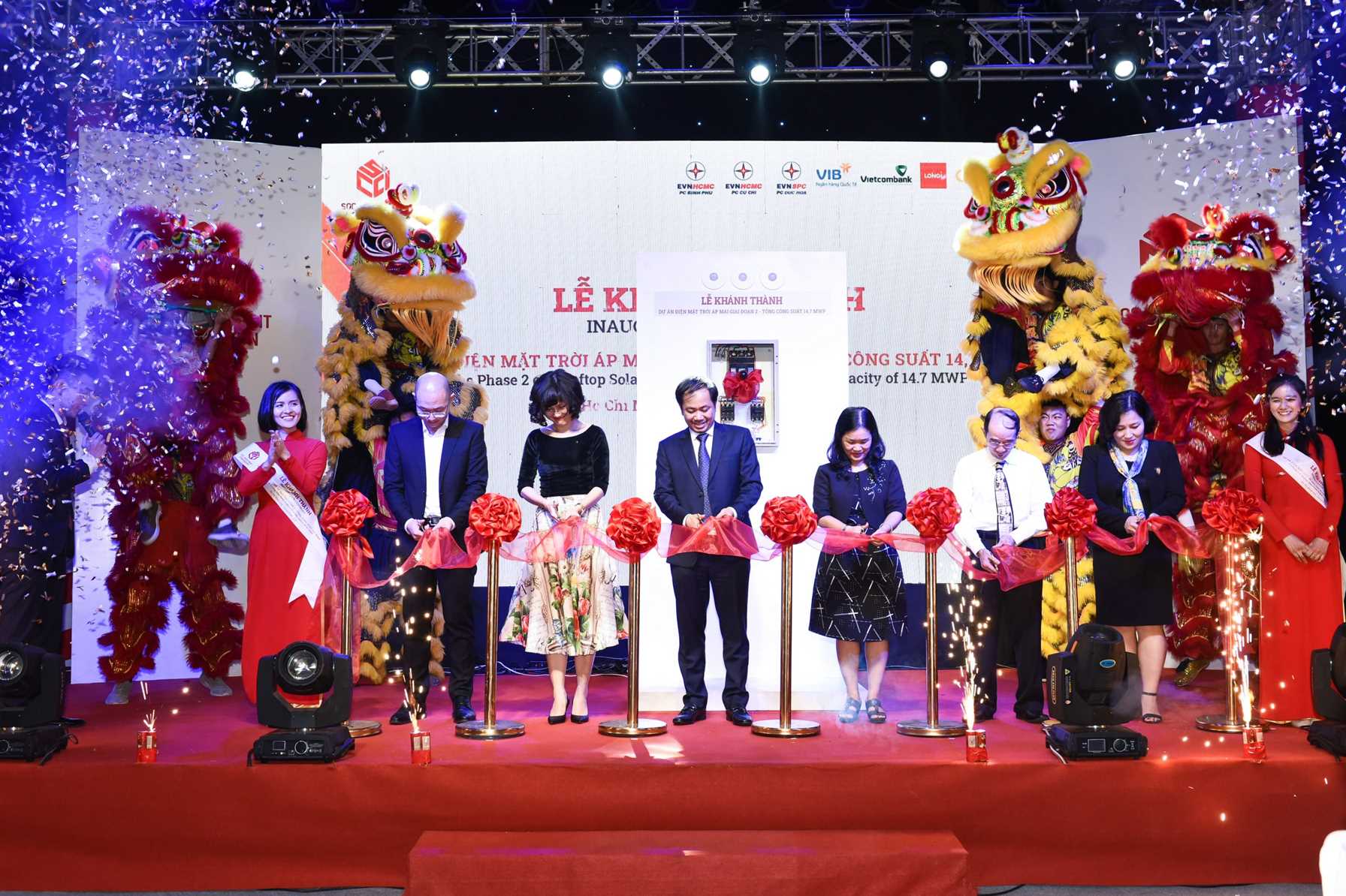 SCCI Khánh Thành Dự Án Điện Mặt Trời Áp Mái Công Suất 14.7 Mwp