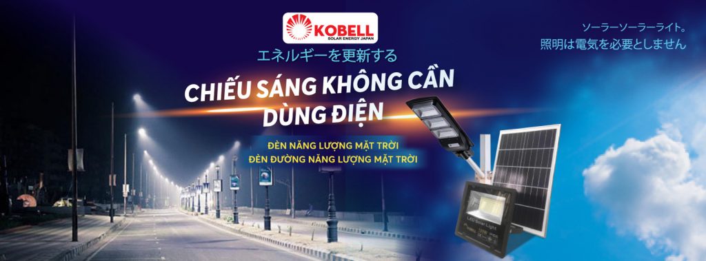 Đèn năng lượng mặt trời hãng kobell