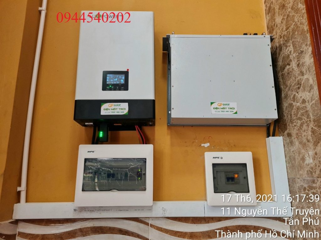 Lắp đặt 3kwp điện mặt trời mất điện vẫn hoạt động bình thường Lắp đặt 3kwp điện mặt trời mất điện vẫn hoạt động bình thường