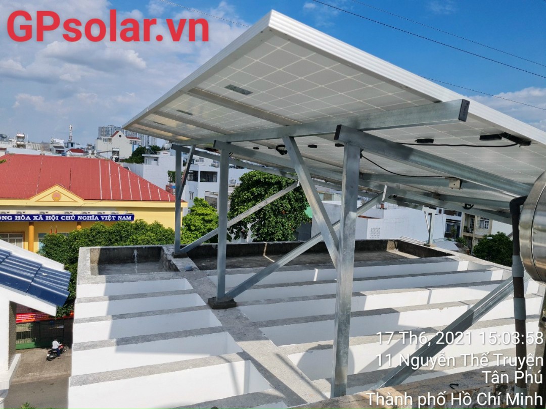 lap dien mat troi gia re 5kwp tan phu ho chi minh | GPsolar