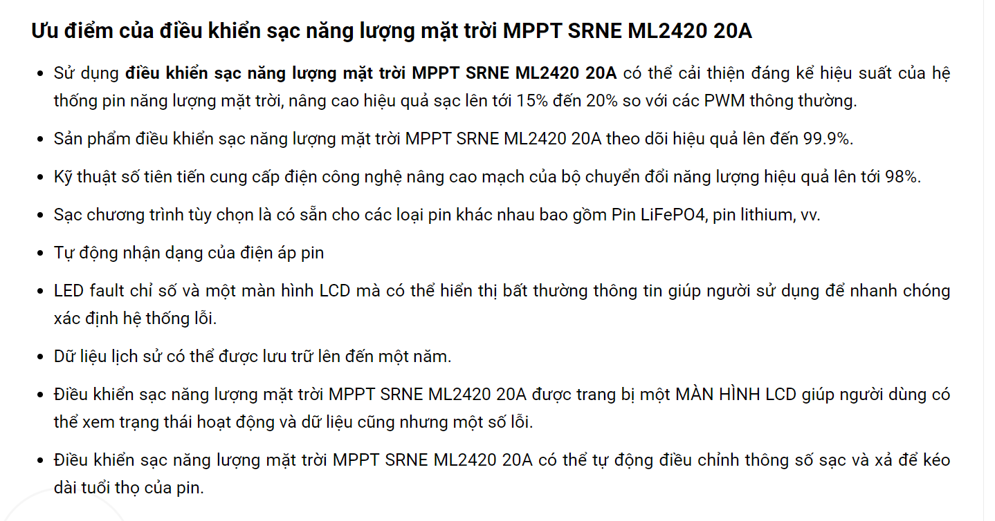 dieu khien sac nang luong mat troi gia re | GPsolar