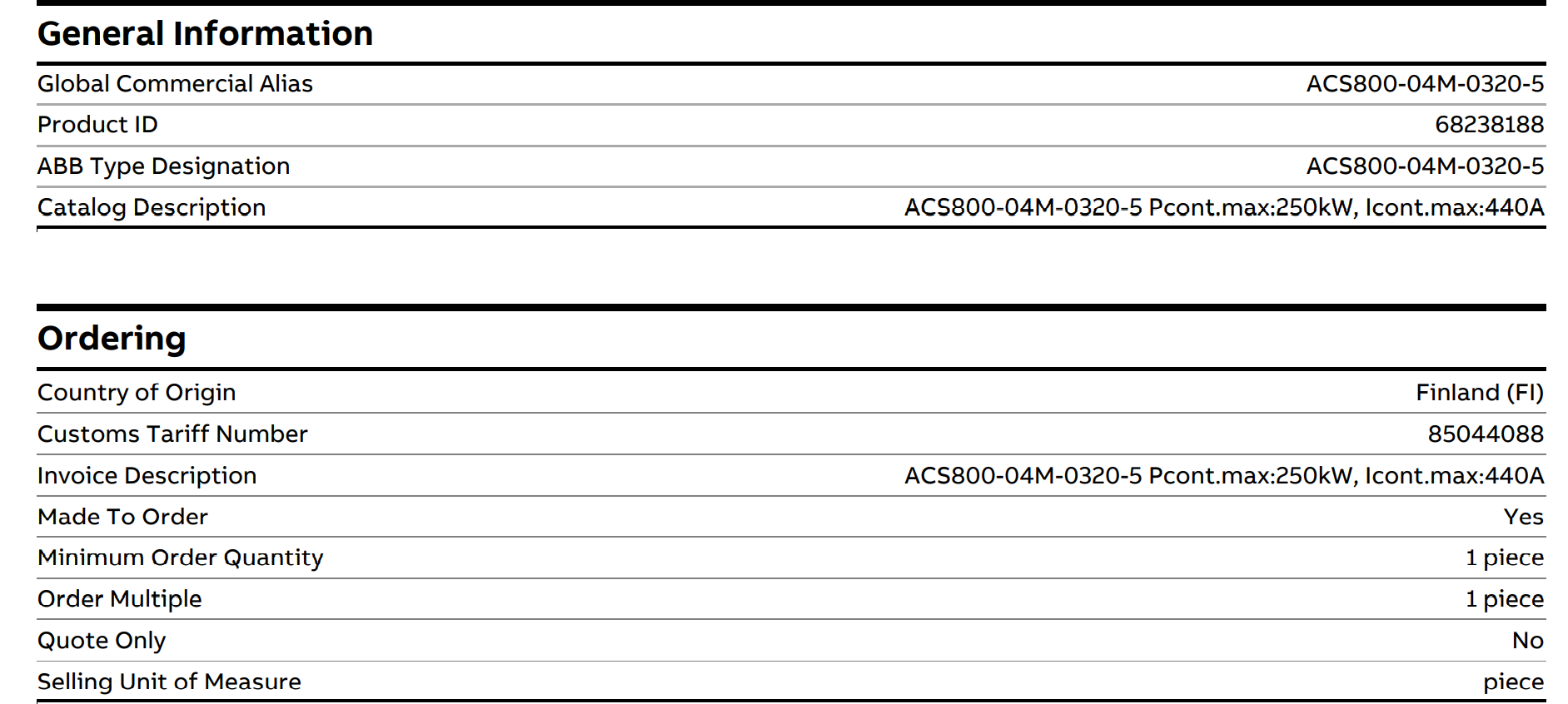 xuat xu bien tan cong nghiep ABB ACS800 04M 0320 5 | GPsolar