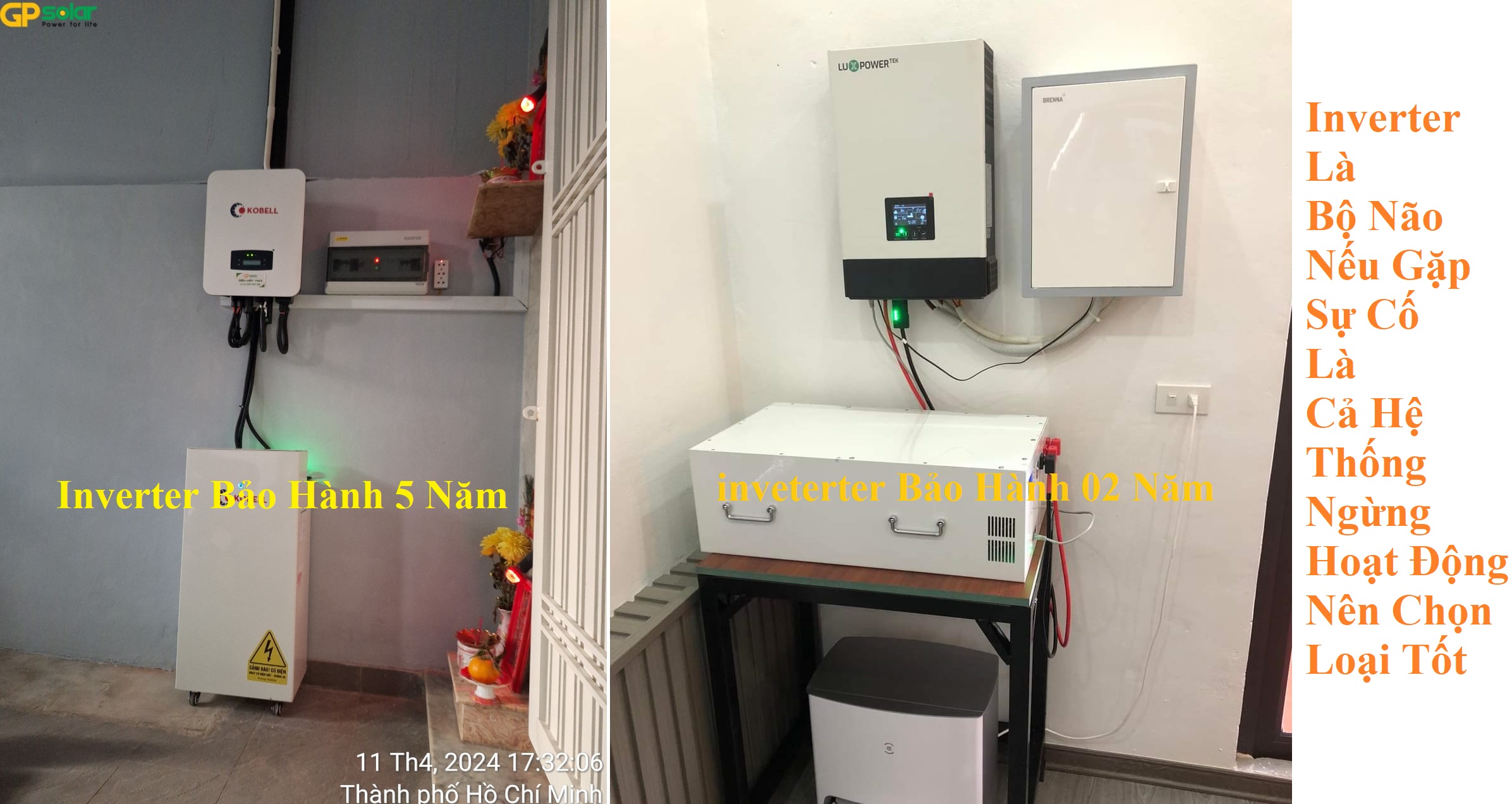 Những rủi ro hệ thống điện năng lượng mặt trời | GPsolar su khac biet ve inverter ip22 va ip65 | GPsolar