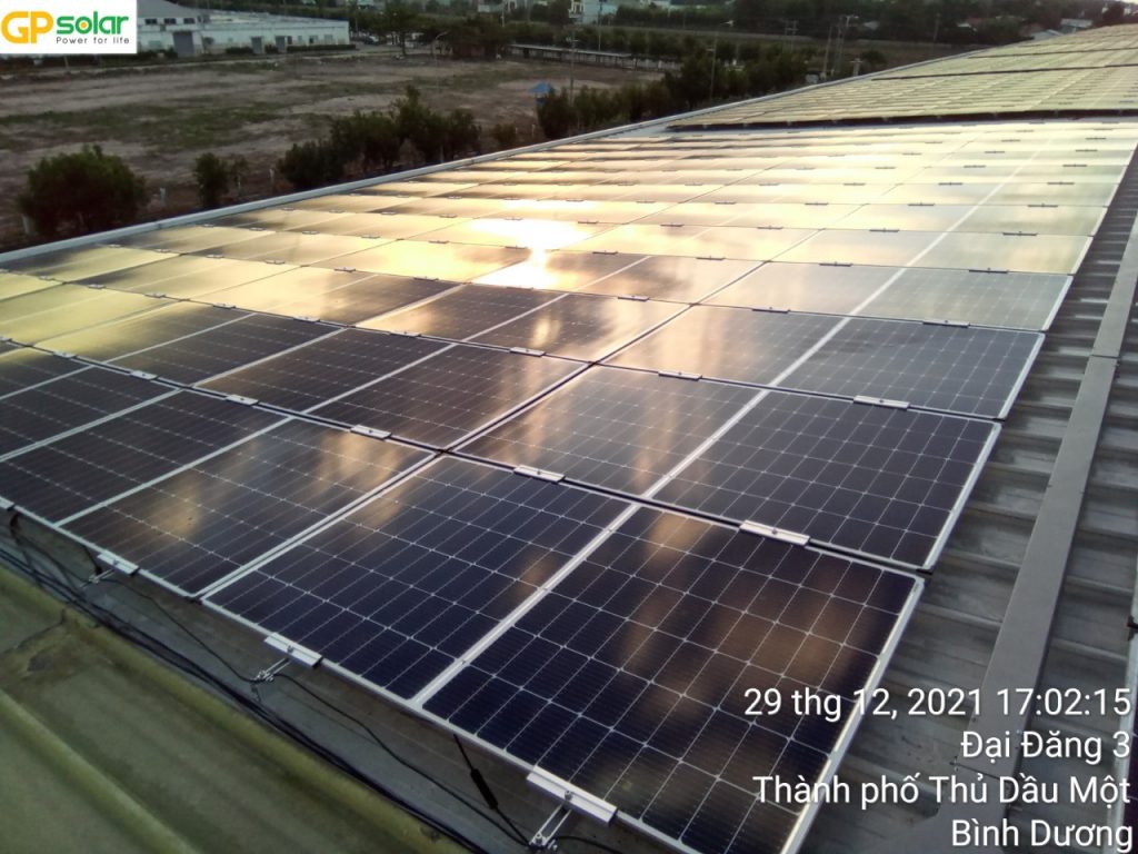 Dự án rửa pin mặt trời 1MWp tại Thủ Dầu Một, Bình Dương | GPsolar DƯ