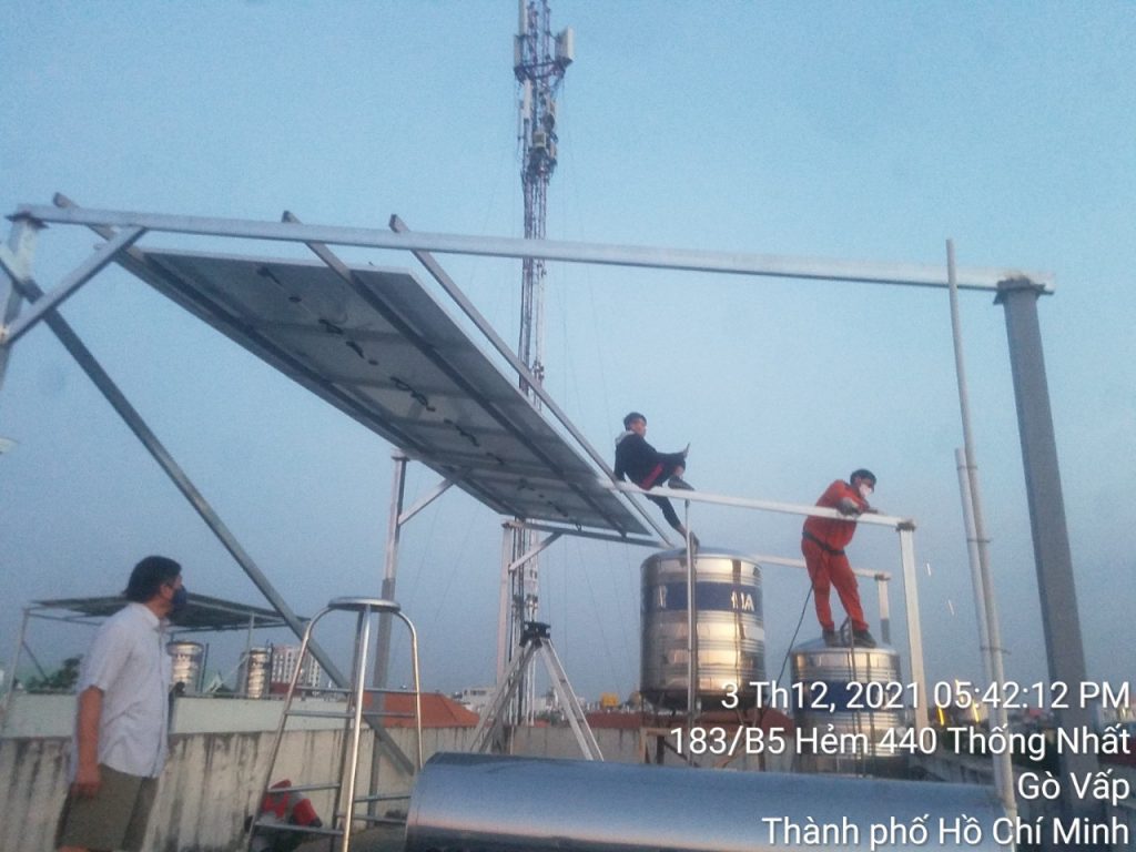 gpsolar lap dat lap dat he thong dien mat troi 6 kwp tai go vap tphcm | GPsolar