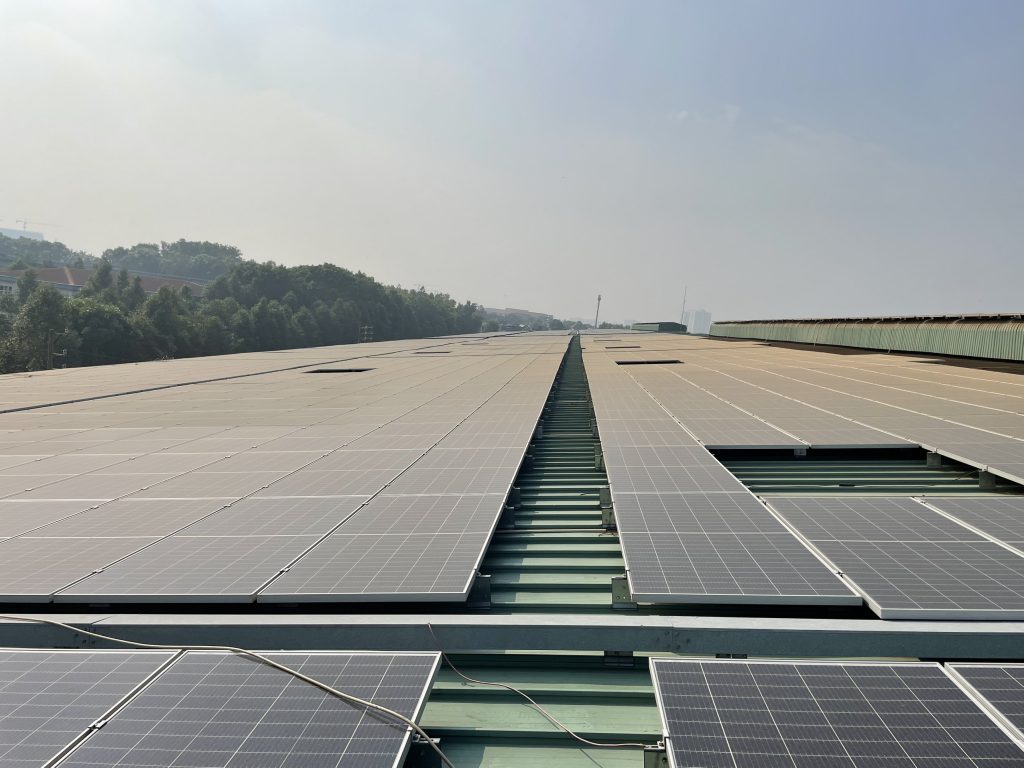 hien trang pin chua rua cua du an trung tien 2mwp | GPsolar