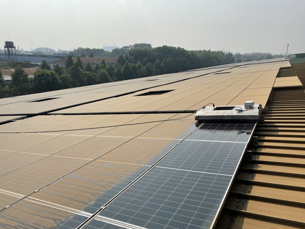 Dự án rửa pin mặt trời 2MWp của Trung Tiến ở Tỉnh Bình Dương