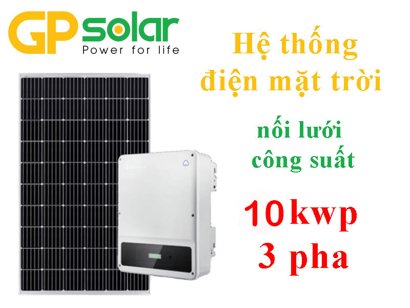 Giá lắp hệ thống điện mặt trời 10kW