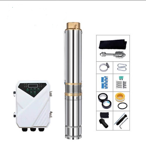 Bơm năng lượng mặt trời 2HP | Bơm hỏa tiễn 1.5kW