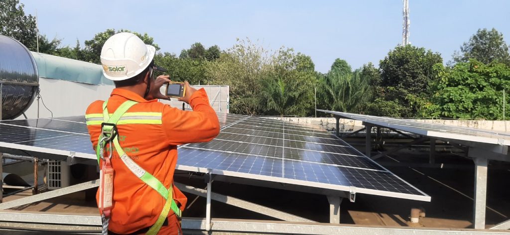 chup camera nhiet tam pin mat troi | GPsolar