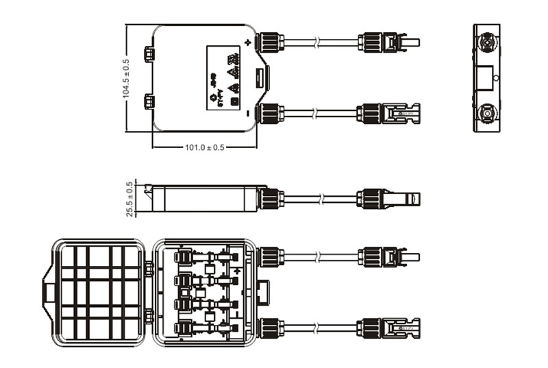 solar junction box 6 IP67 68 | GPsolar