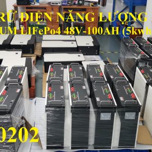 Pin lưu trữ điện năng lượng mặt trời 48V100AH