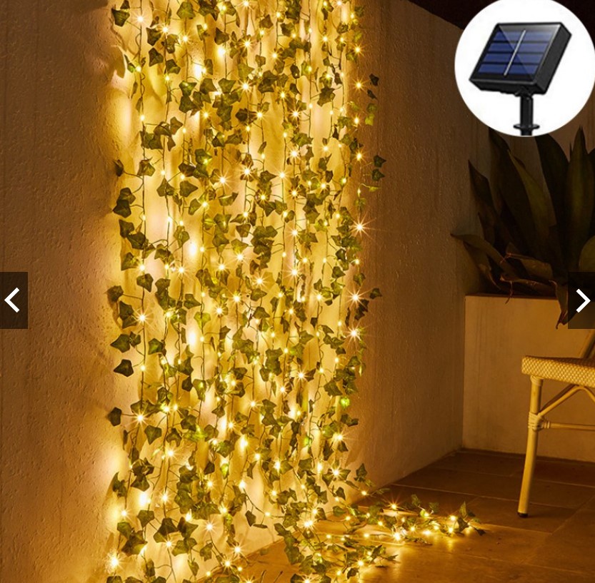 day den led dai 5m hinh la phong su dung nang luong mat troi danh cho trang tri tiec | GPsolar