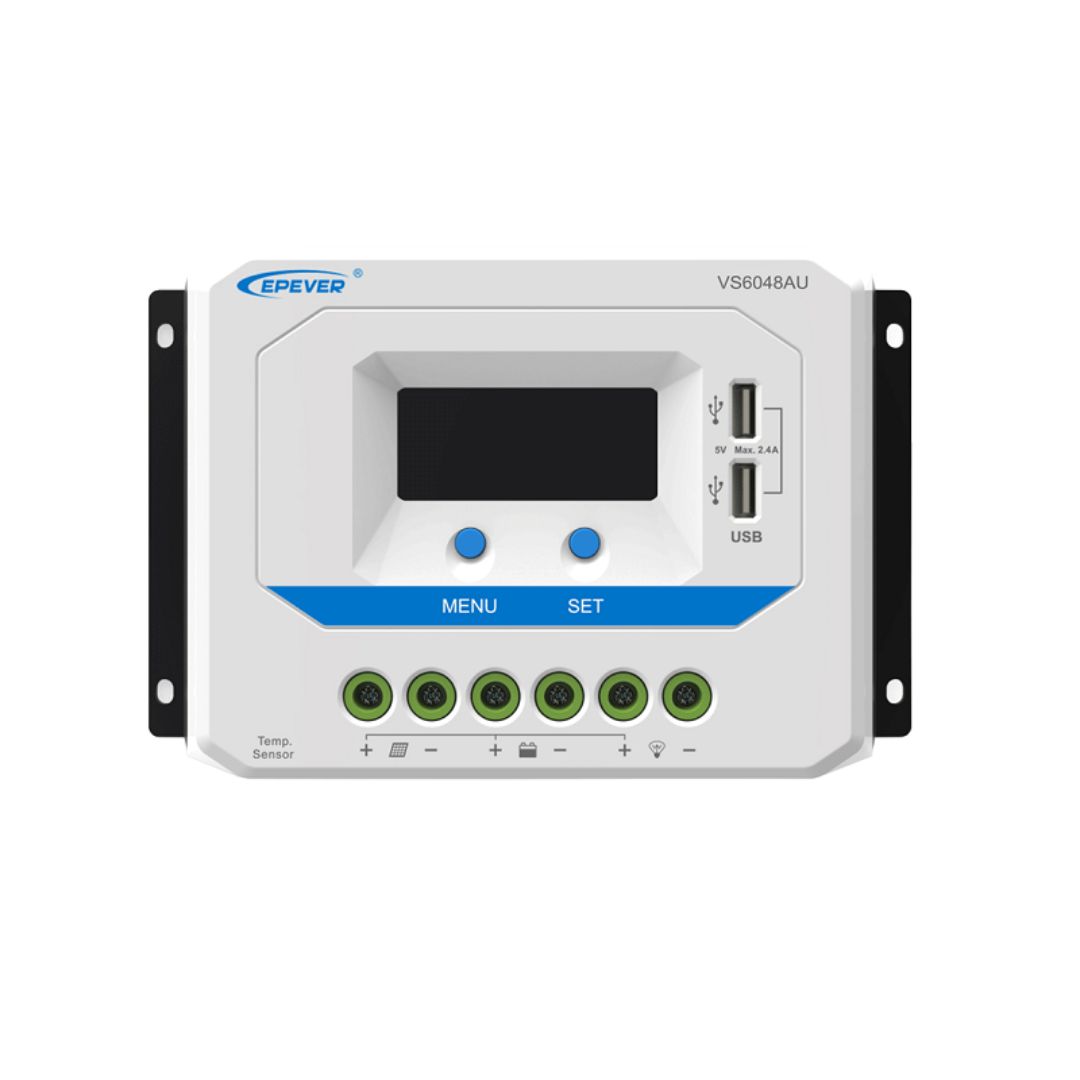 Bộ sạc năng lượng mặt trời PWM 12/24VDC, 10A – VS1024AU | GPsolar bo sac nang luong mat troi pwm 10a 12 24v | GPsolar