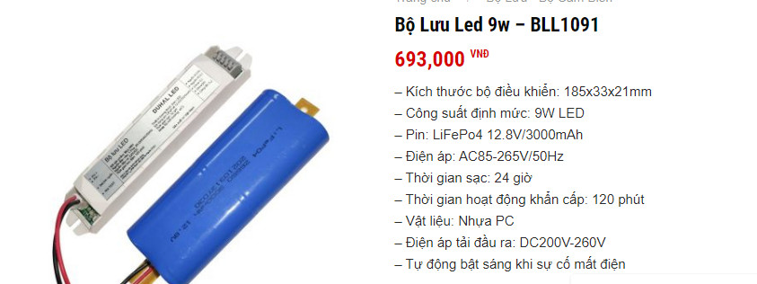 bo luu led duhal BLL1091 | GPsolar