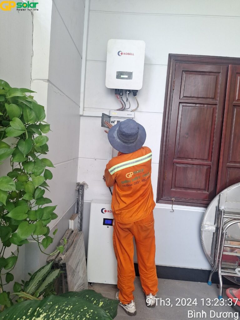 Điện năng lượng mặt trời 5.5kw có lưu trữ 14kwh