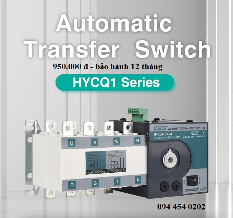 ATS 3 pha 4P 100A gia re | GPsolar