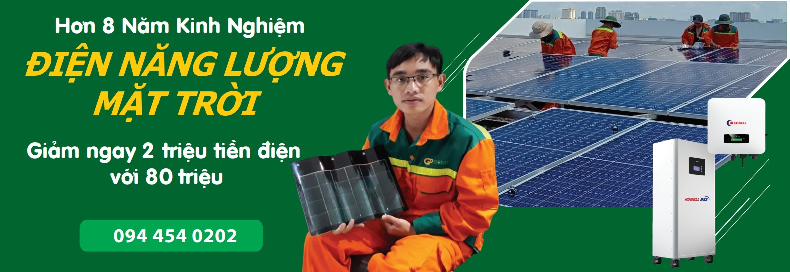 Gpsolar lắp điện mặt trời uy tín