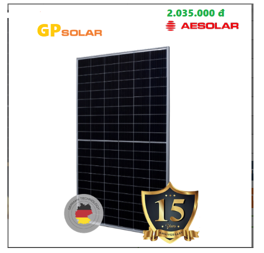 Tấm pin năng lượng mặt trời AE SOLAR 550/580Wp | GPsolar Ae solar 550 580 gia re | GPsolar