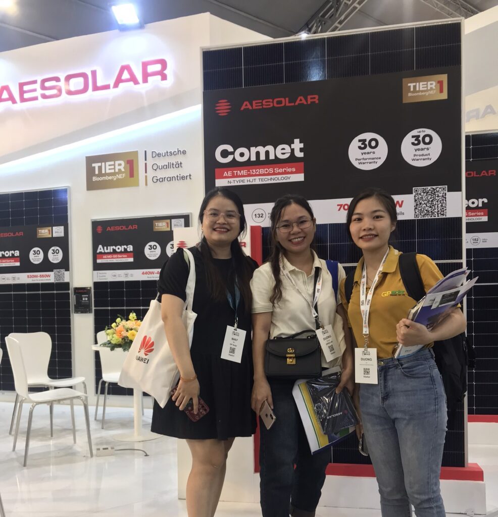 Tấm pin năng lượng mặt trời AE SOLAR 550/580Wp