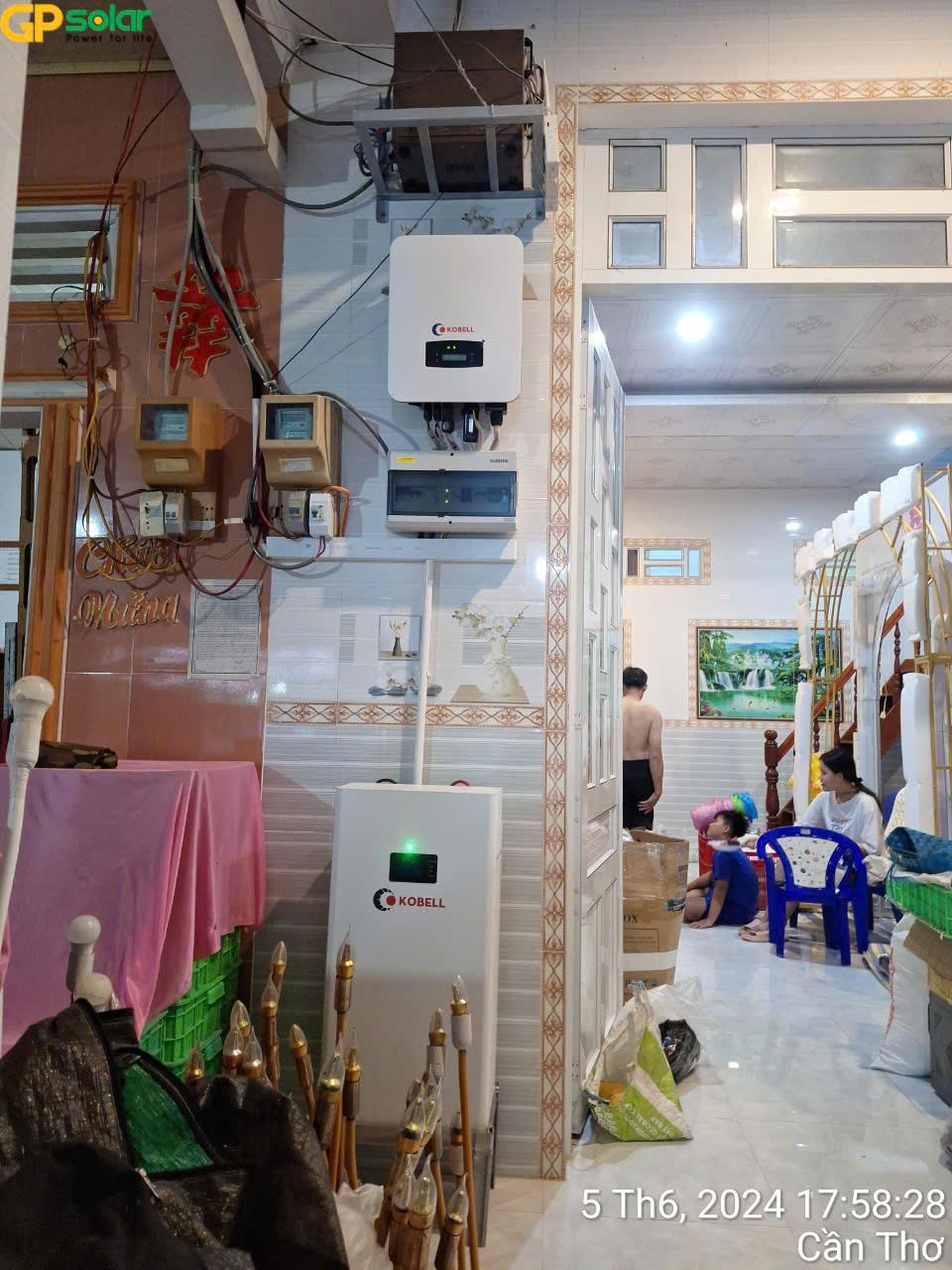 dien mat troi 10 kw luu tru o can tho | GPsolar