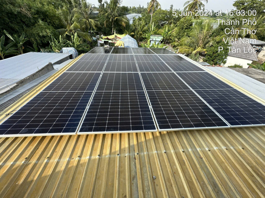 lap dien mat troi co luu tru 15kw o tp can tho | GPsolar