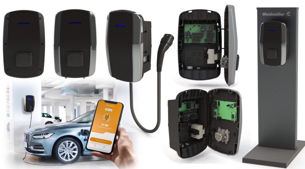 Bộ sạc oto điện tại nhà và di động 7/11kw Weidmuller Đức | GPsolar sac oto dien tai nha 7 11kw 22kw Weidmuller Duc | GPsolar