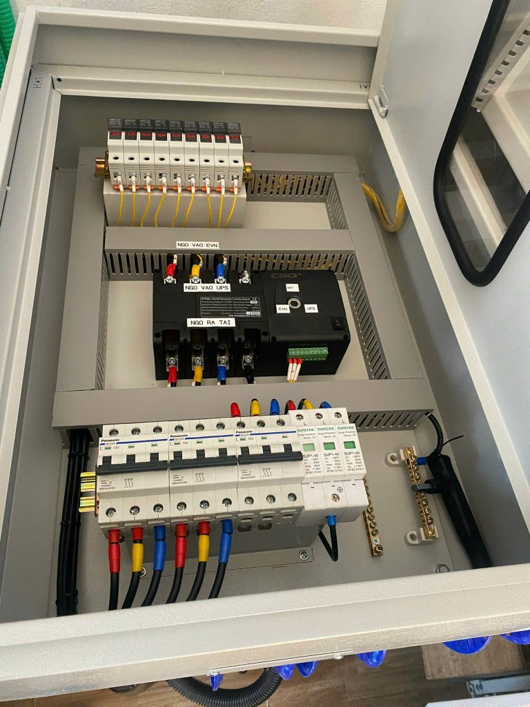 ATS (Đảo chiều tự động) 3 Pha lắp được 1 Pha 100A ATS (Đảo chiều tự động) 3 Pha lắp được 1 Pha 100A